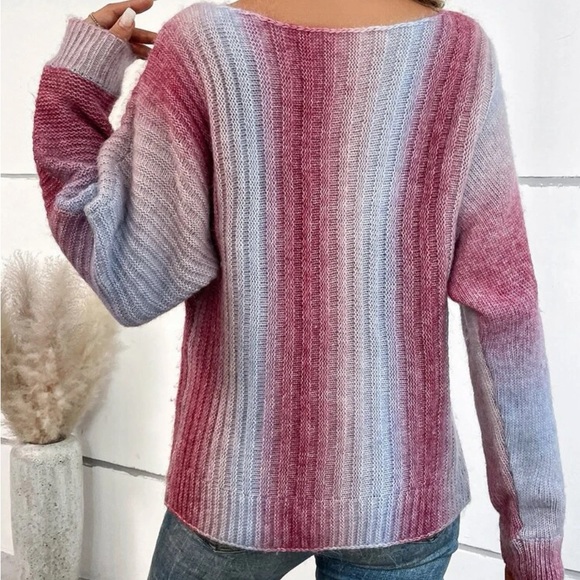 New ombre soft long sleeve sweater - Picture 5 of 6